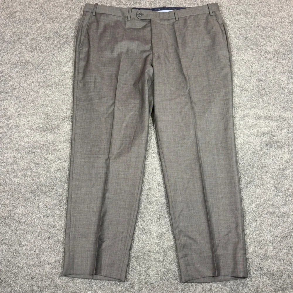 Peter Millar Suit 2 Button Mens 48R (Fits 46S) Grey 100% Wool 42x29 EUC Canada